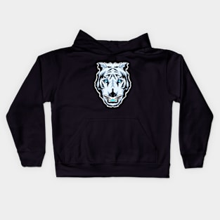 Tiger Face Art Kids Hoodie